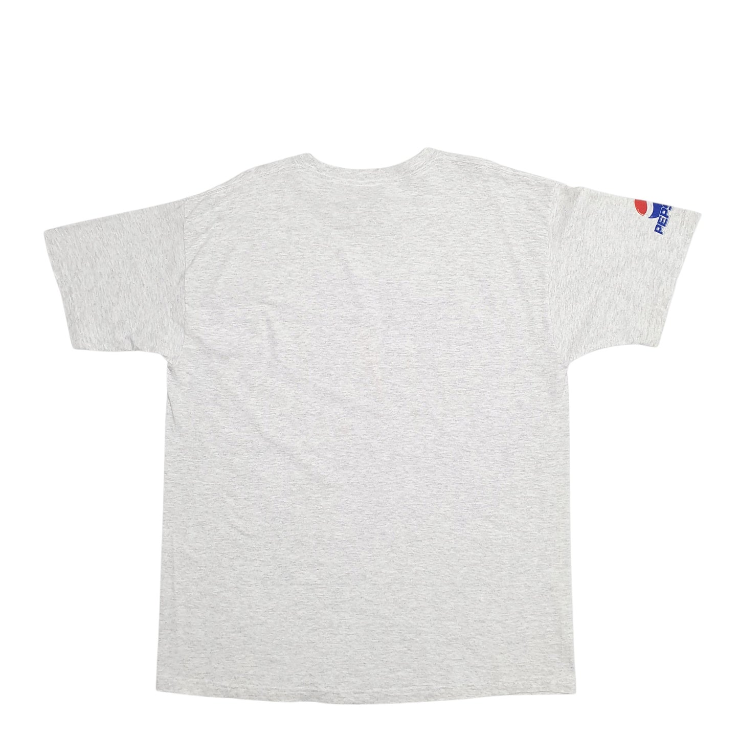 Mens Grey Fruit Of The Loom Single Stitch Vintage 90s Savemart Center 2003 Short Sleeve T Shirt