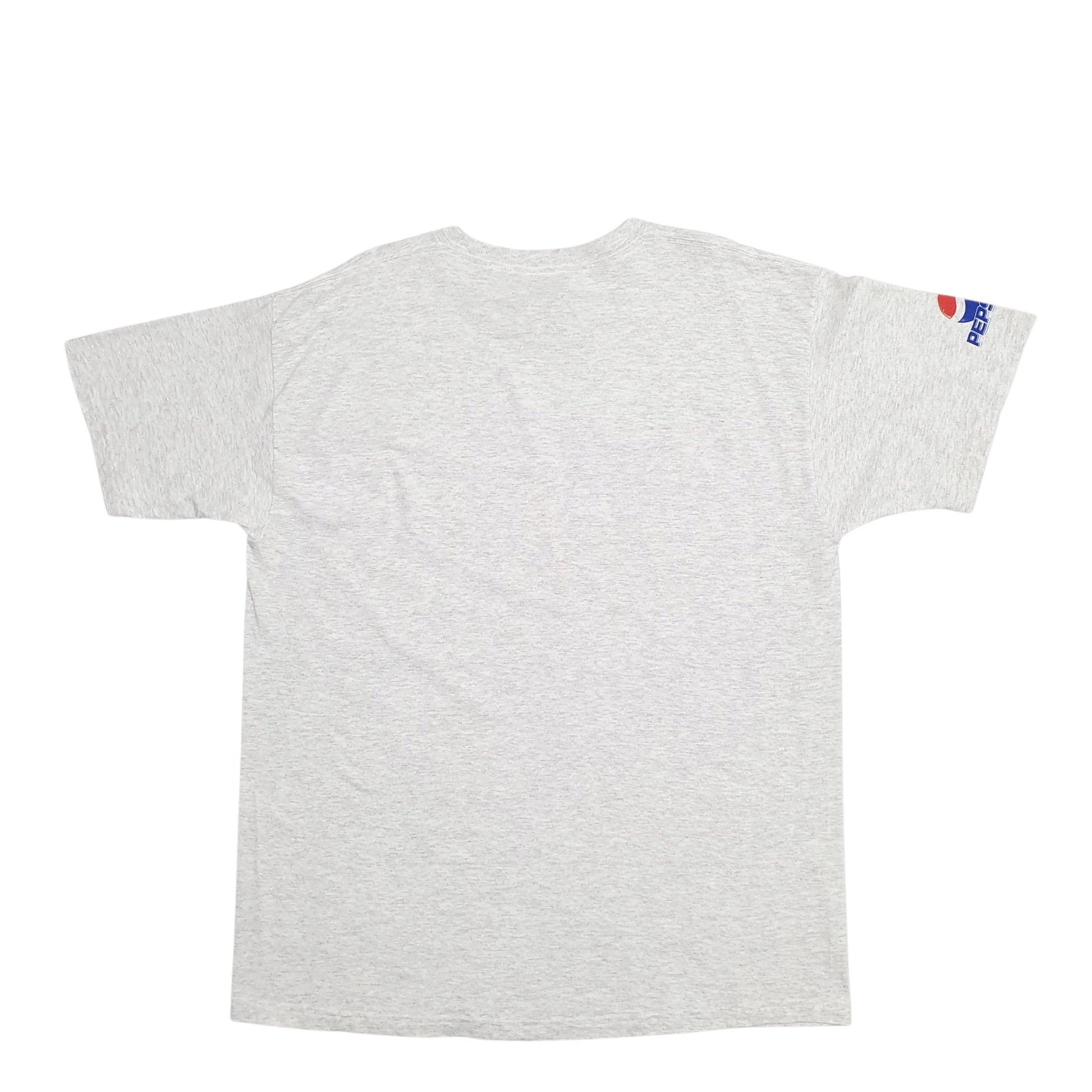 Mens Grey Fruit Of The Loom Single Stitch Vintage 90s Savemart Center 2003 Short Sleeve T Shirt