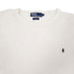 Mens White Polo Ralph Lauren  Crewneck Jumper