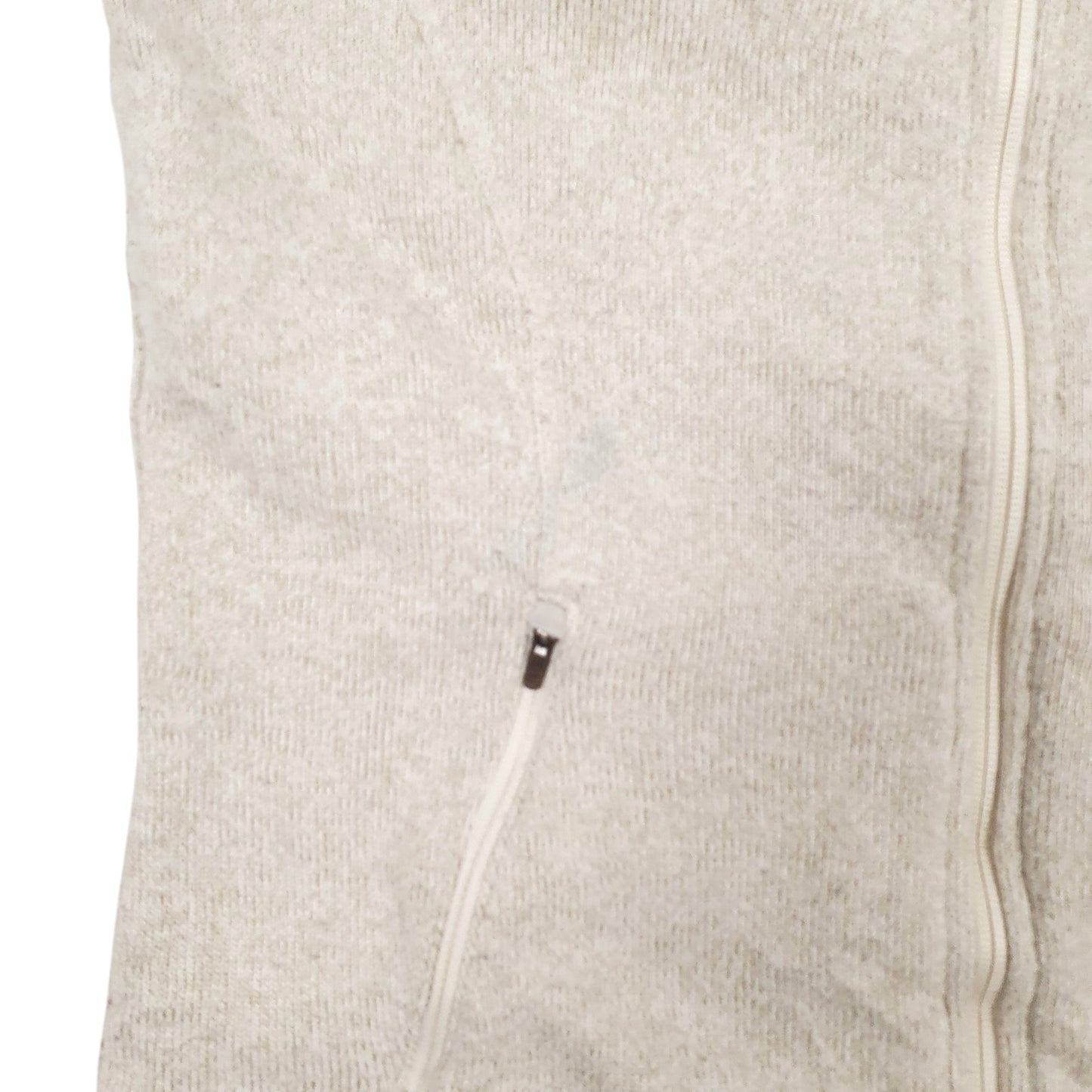 Mens Beige L L Bean  Full Zip Jumper