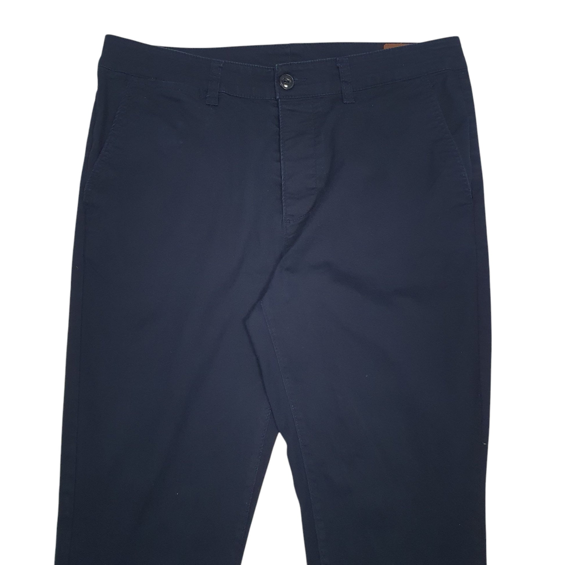 Mens Navy Asos  Chino Trousers