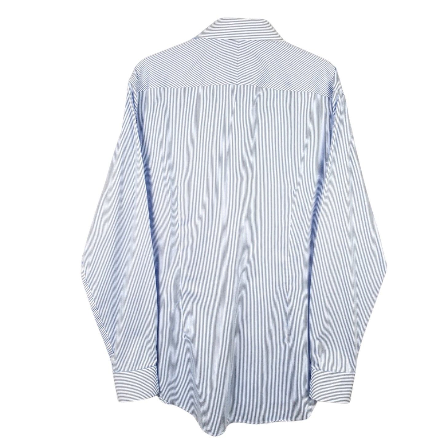 Mens Blue Moss Tailored London Long Sleeve Shirt