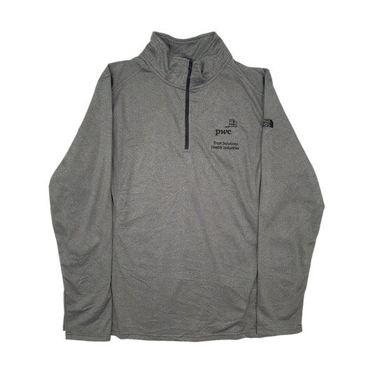 Womens Grey The North Face PWC Quarter Zip Jumper