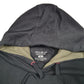Mens Black Eddie Bauer Workwear Script Hoodie Jumper