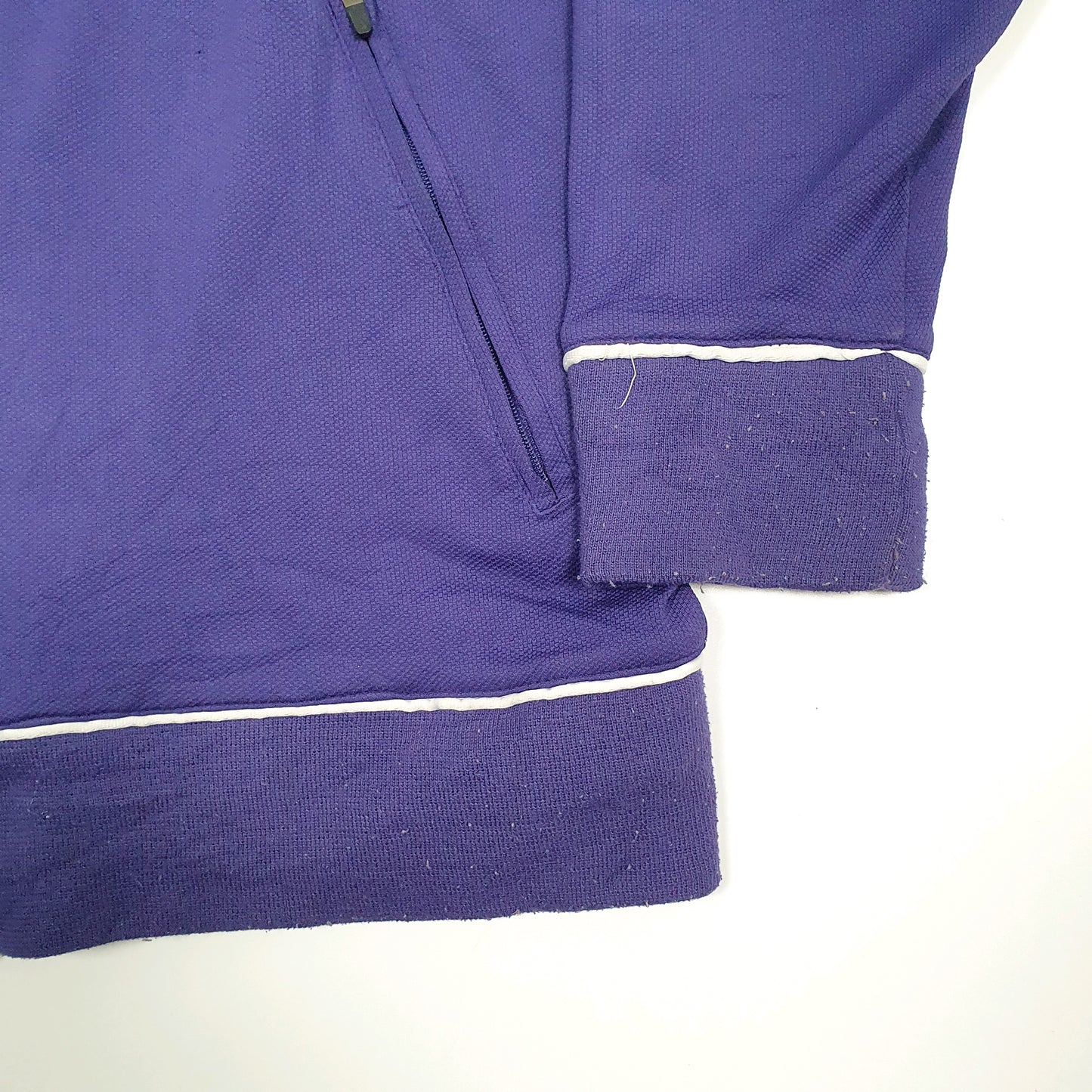 Mens Purple Nike Vintage 00s Team Full Zip Jumper
