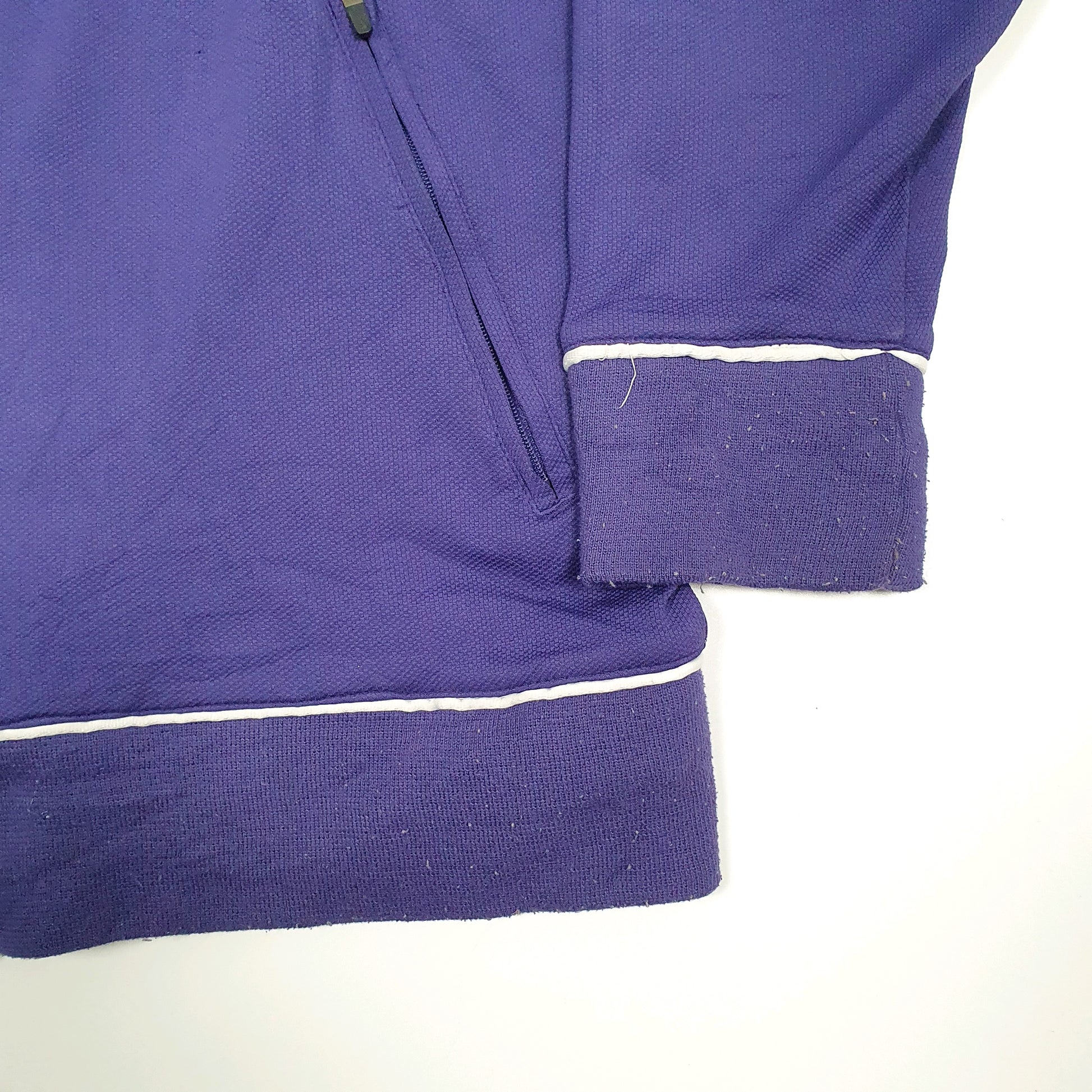 Mens Purple Nike Vintage 00s Team Full Zip Jumper