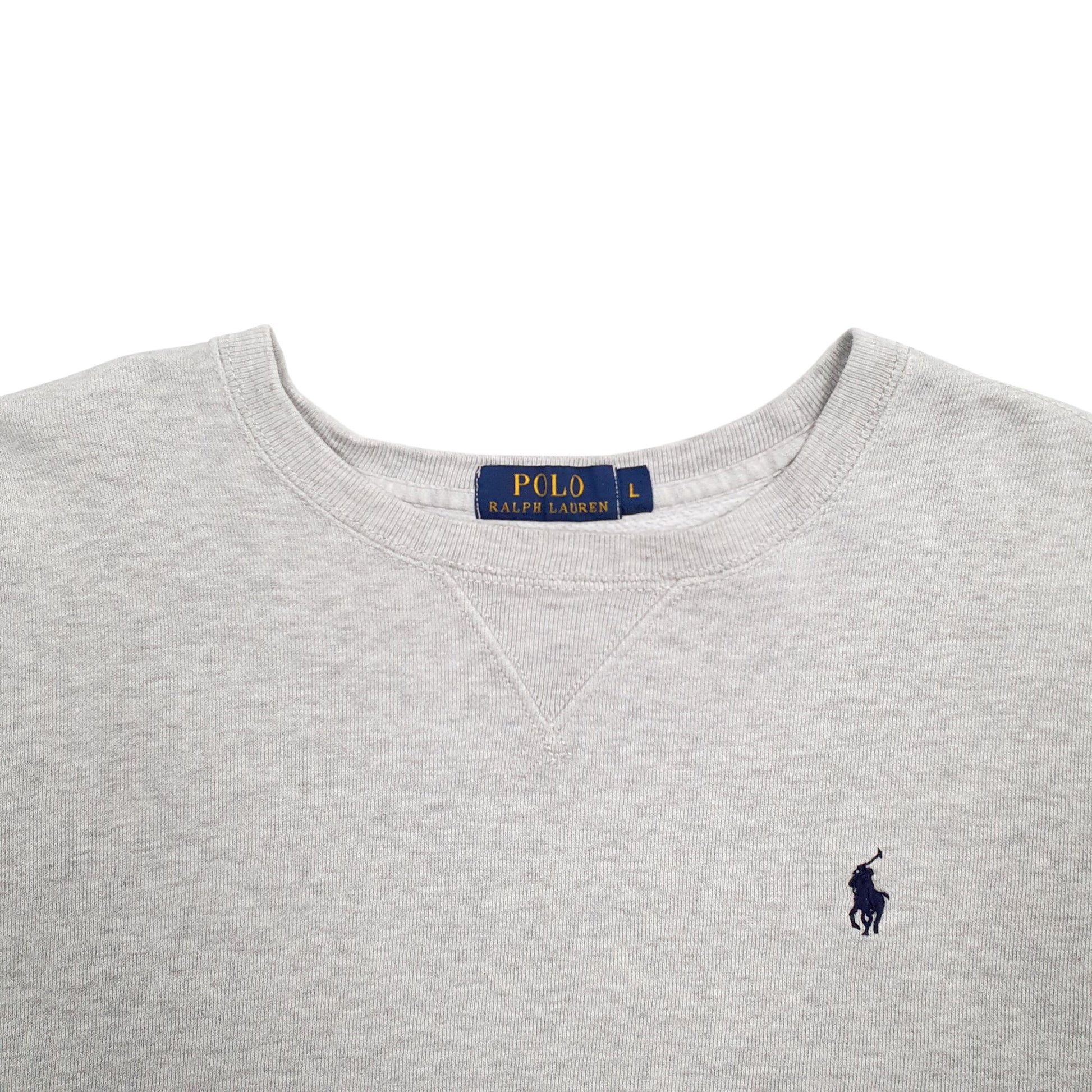 Mens Grey Polo Ralph Lauren  Crewneck Jumper