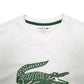 Mens White Lacoste  Short Sleeve T Shirt