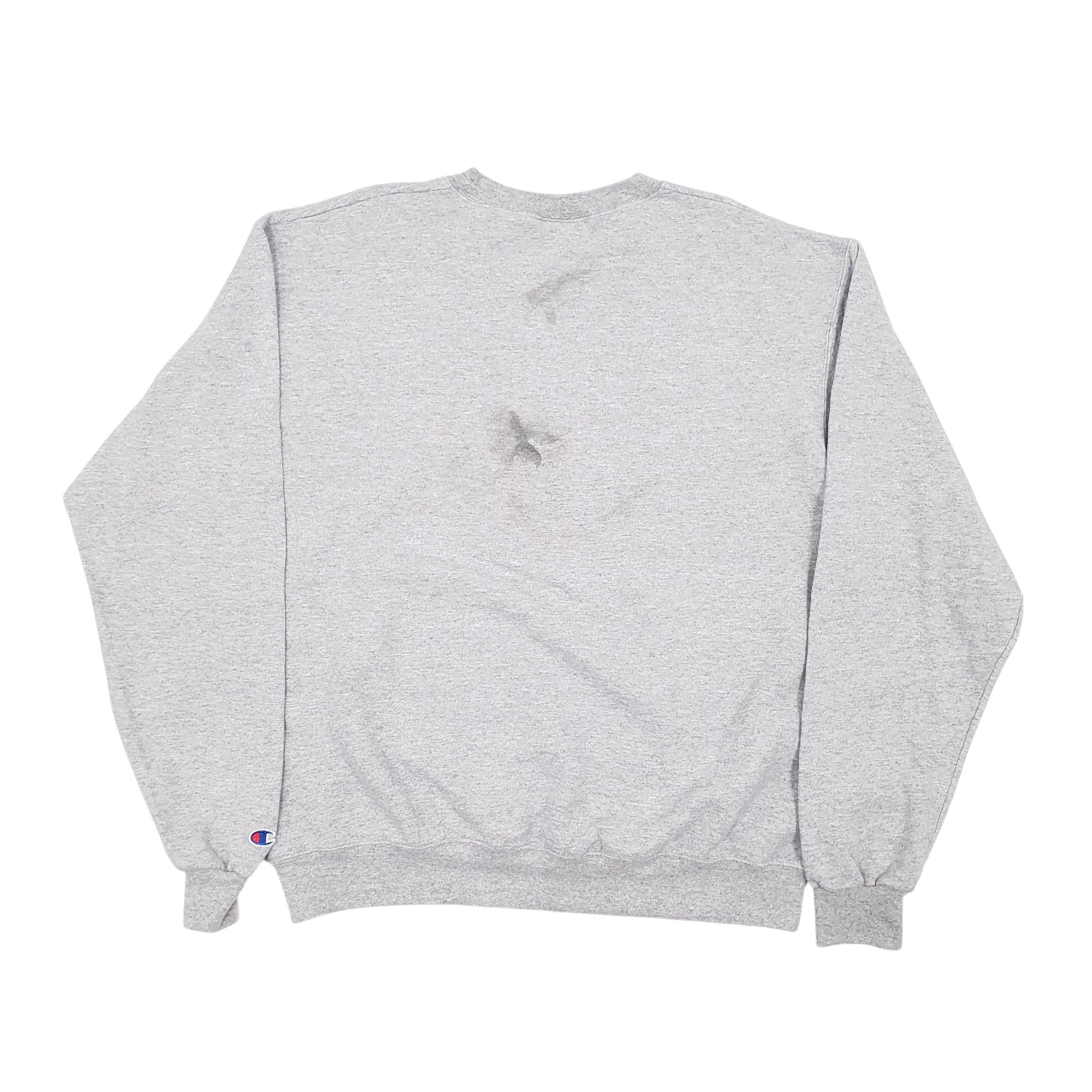 Mens Grey Champion  Crewneck Jumper