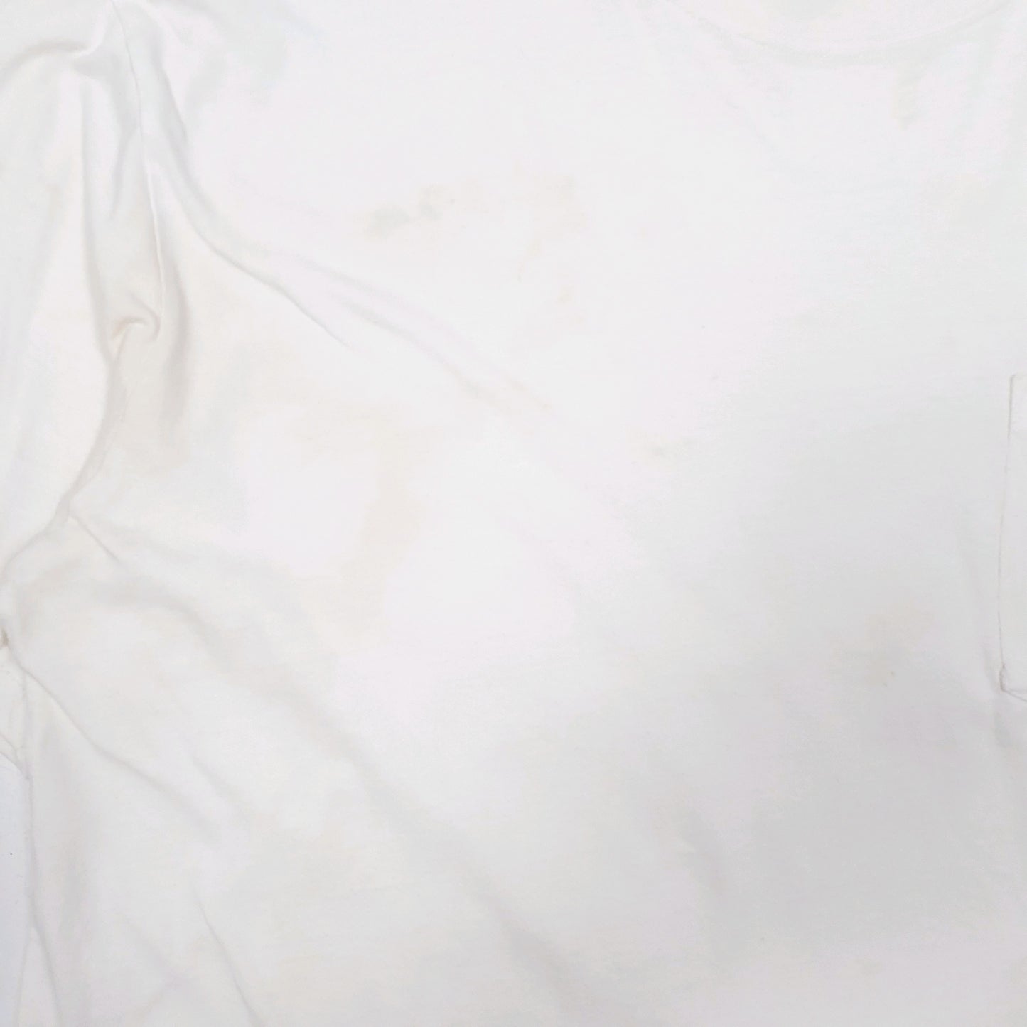 Mens White Dickies Pocket Workwear Short Sleeve T Shirt