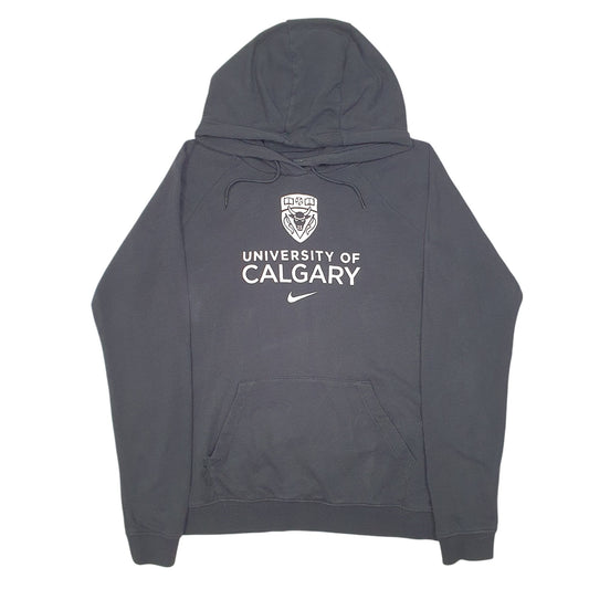 Womens Black Nike University Of Calgary Lightweight Hoodie Jumper
