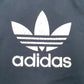 Mens Navy Adidas Raglan Spellout Crewneck Jumper