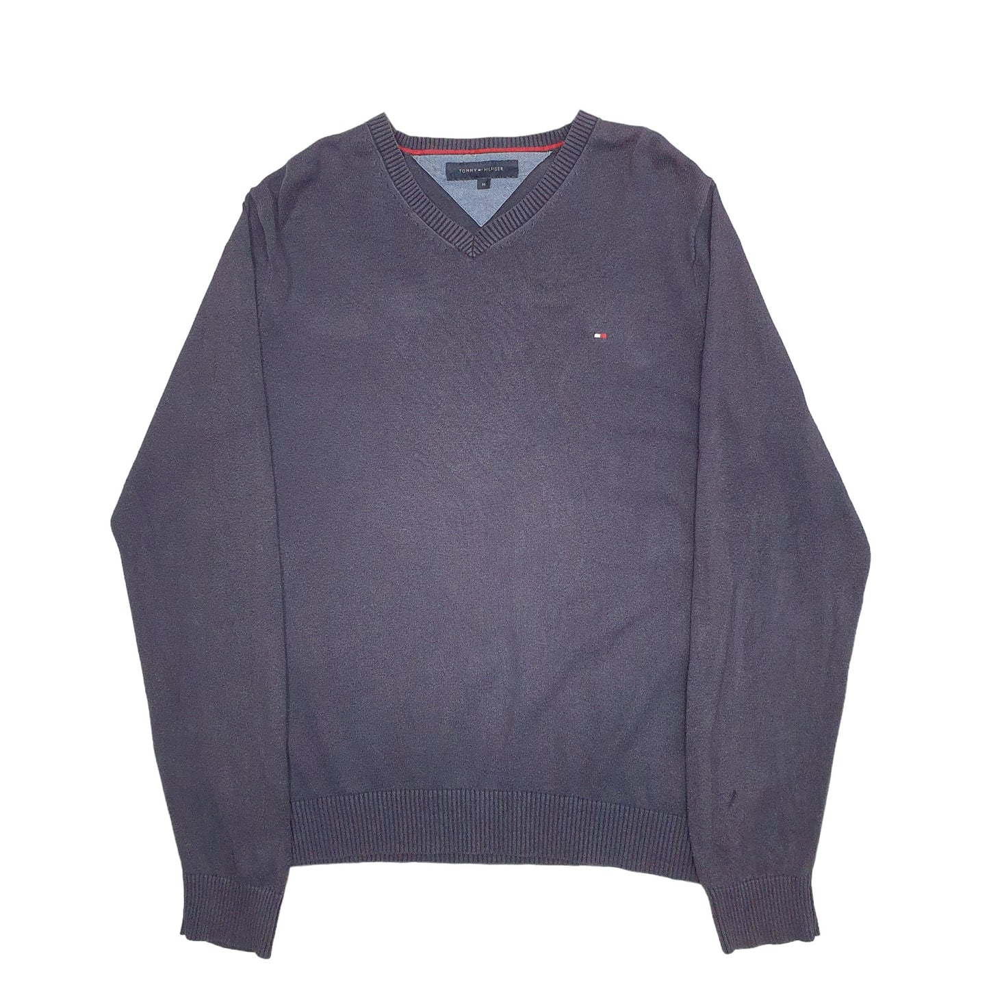 Mens Navy Tommy Hilfiger Knit Crewneck Jumper