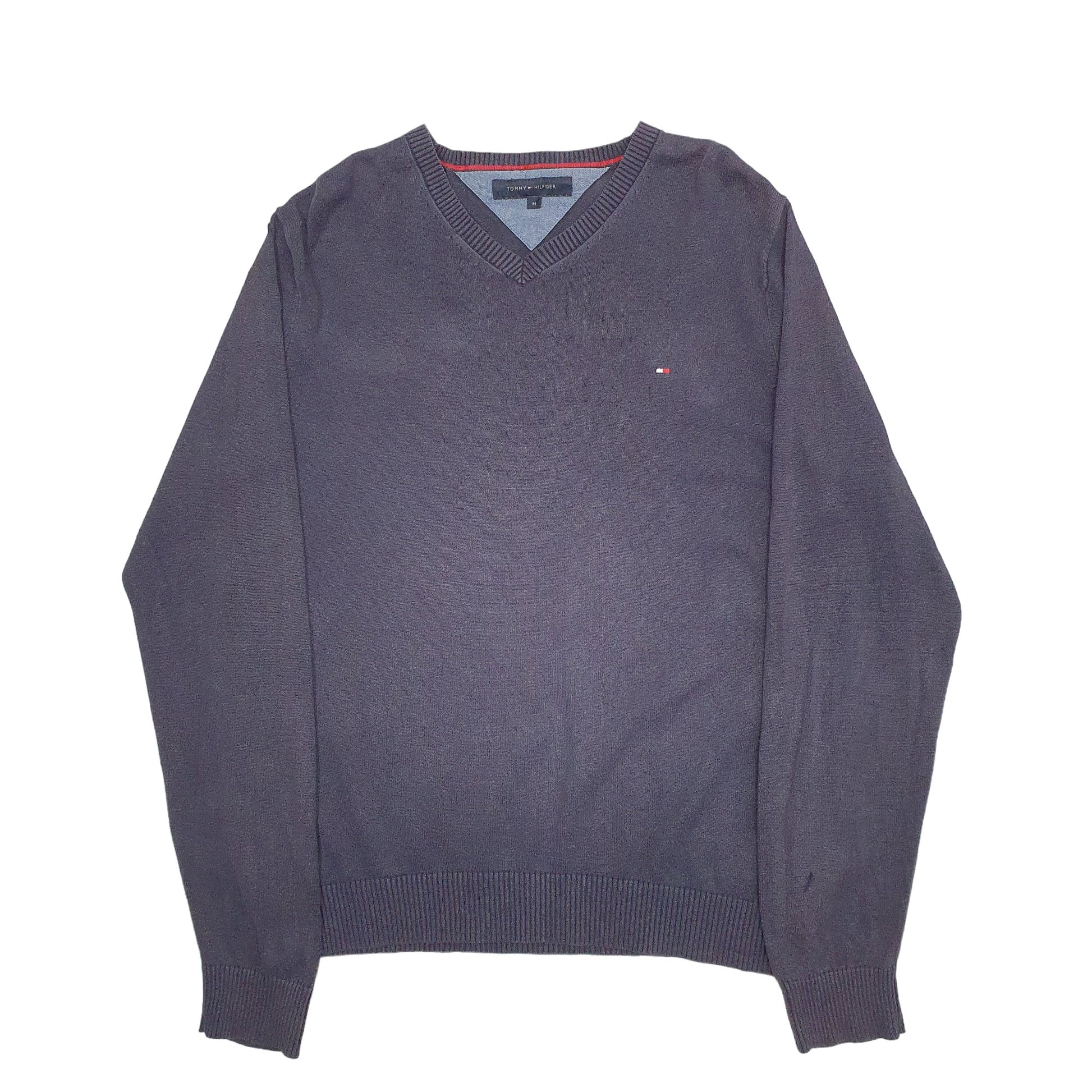 Mens Navy Tommy Hilfiger Knit Crewneck Jumper
