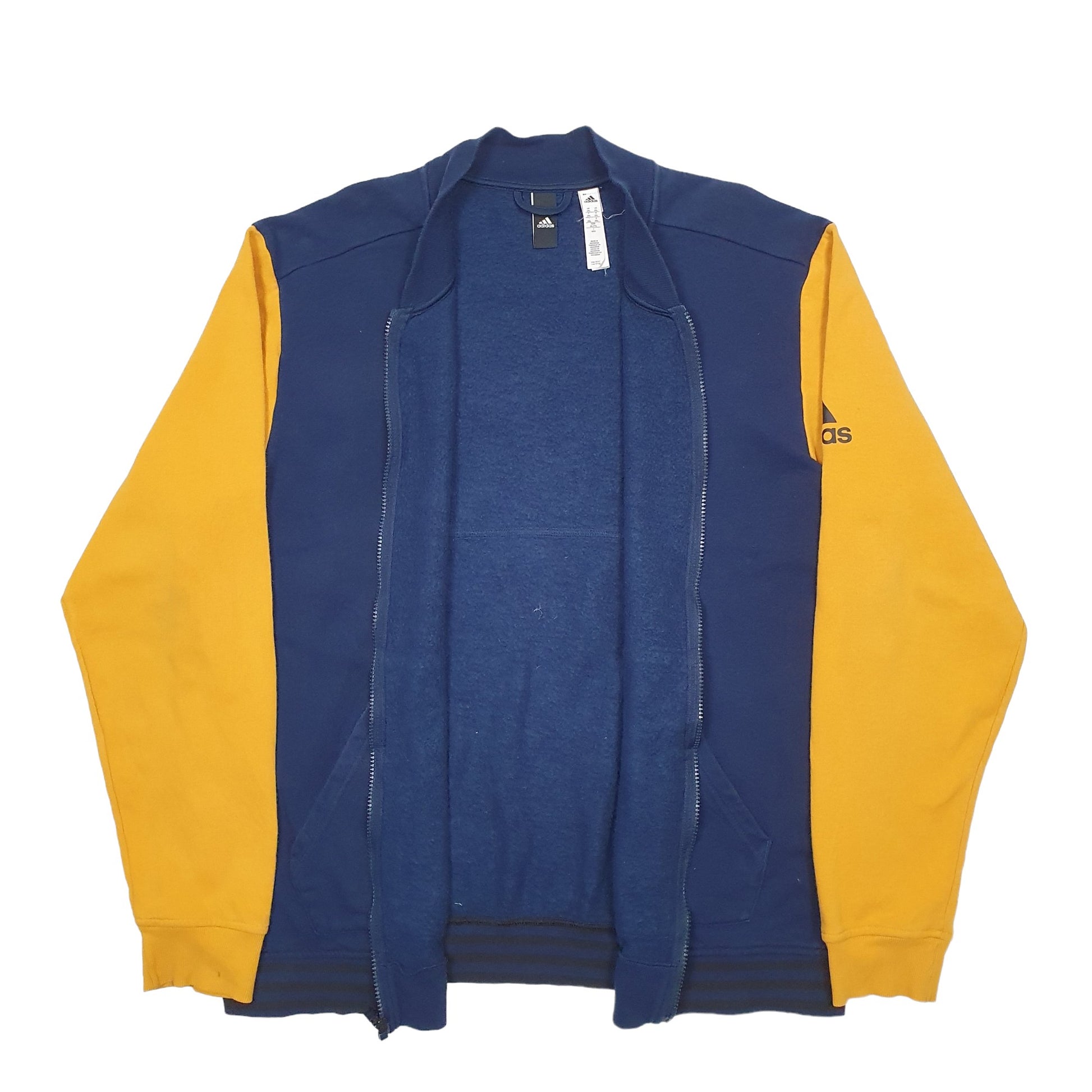 Mens Navy Adidas  Full Zip Jumper