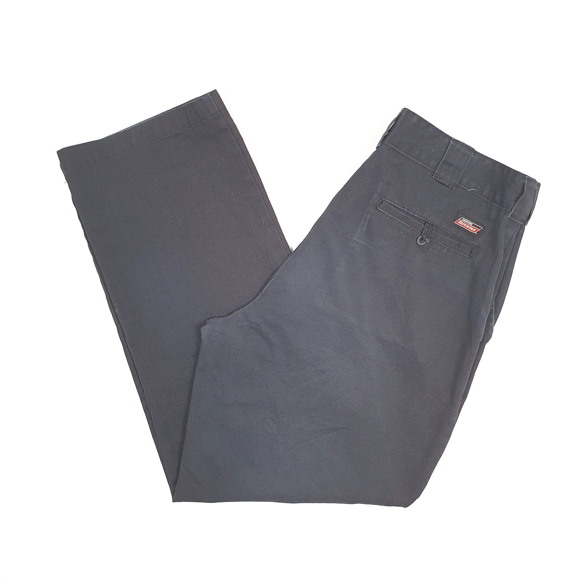 Mens Black Dickies  Chino Trousers