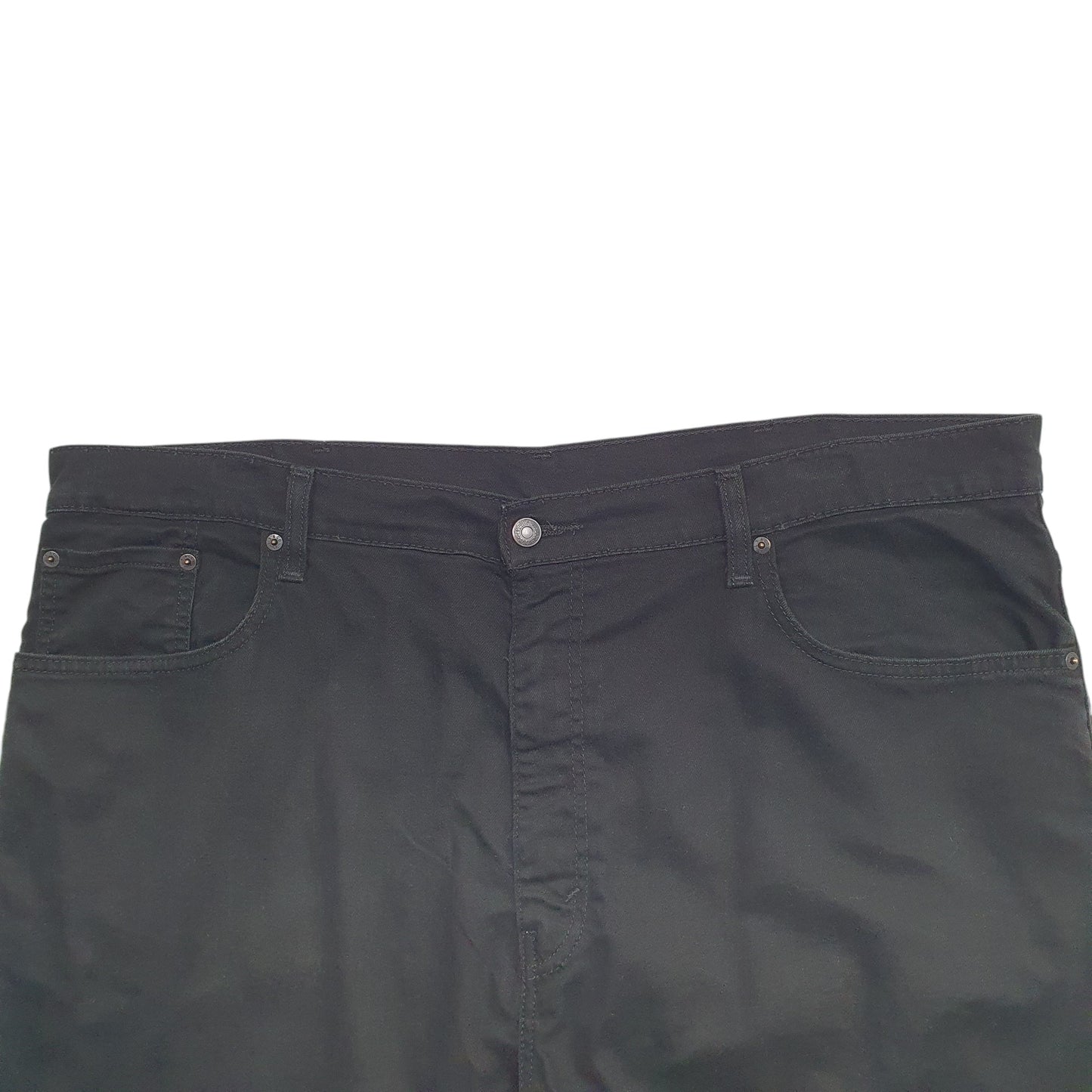 Mens Black Levis 569 Chino Shorts