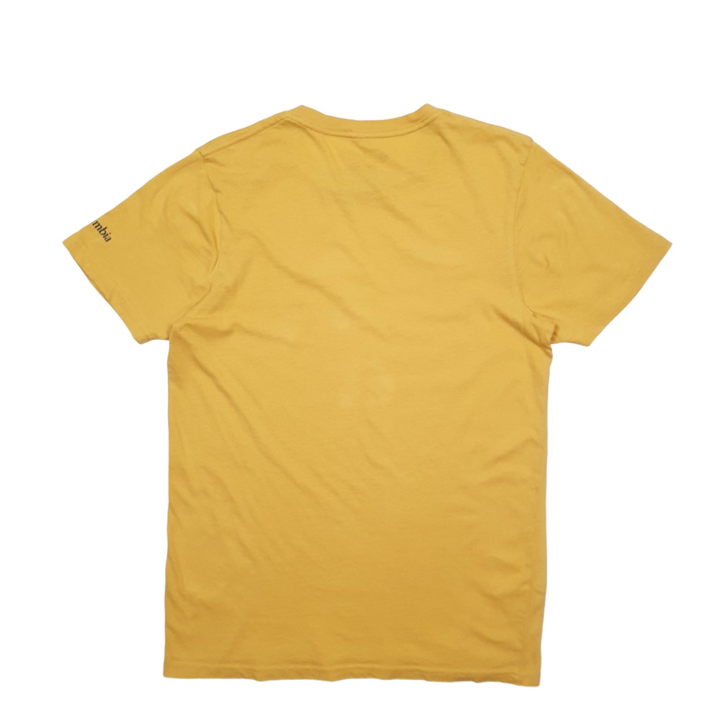 Mens Yellow Columbia Sportswear Great Outdoors Short Sleeve T Shirt