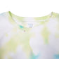 Womens White Time & True Raglan Tie Dye Crewneck Jumper