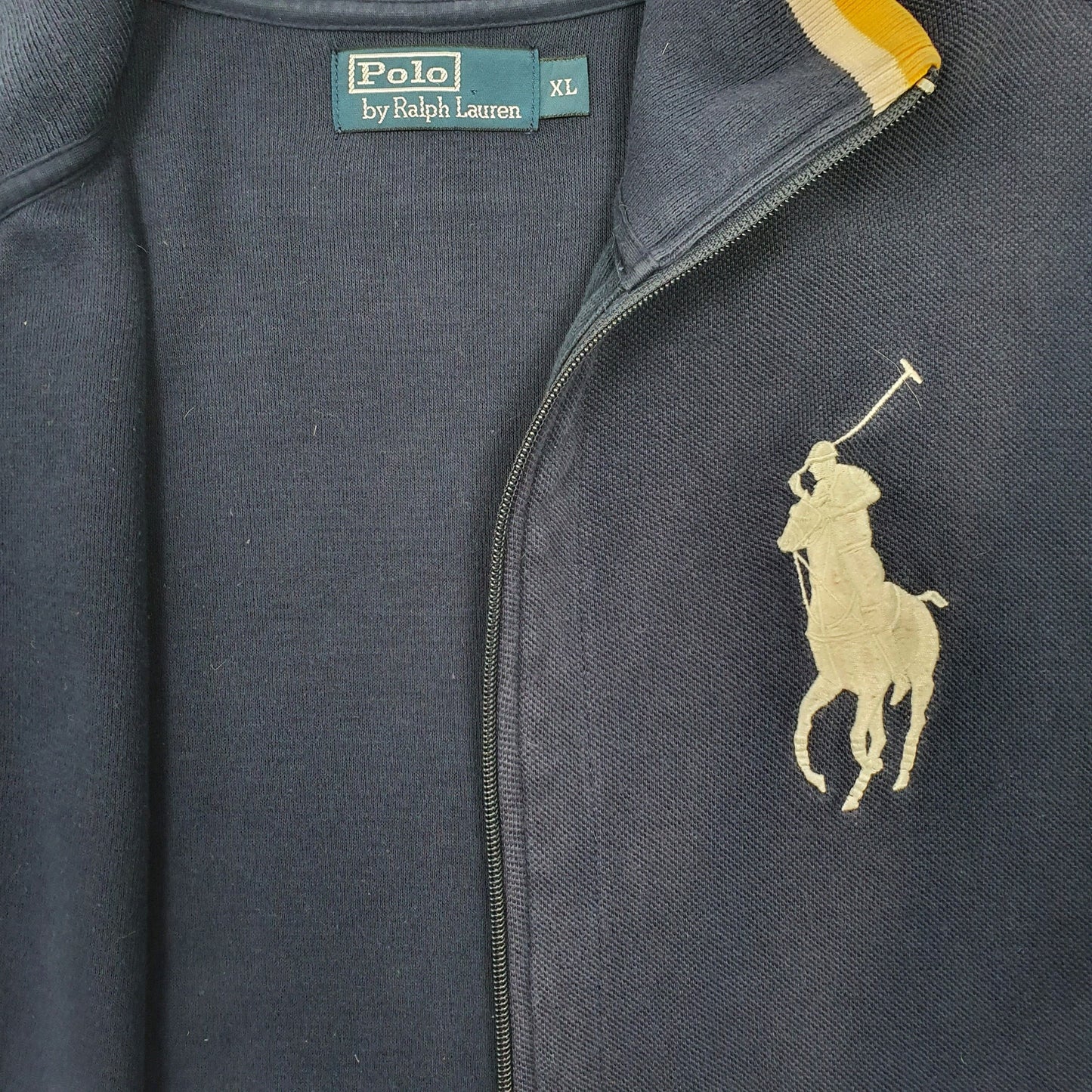 Mens Navy Polo Ralph Lauren  Full Zip Jumper