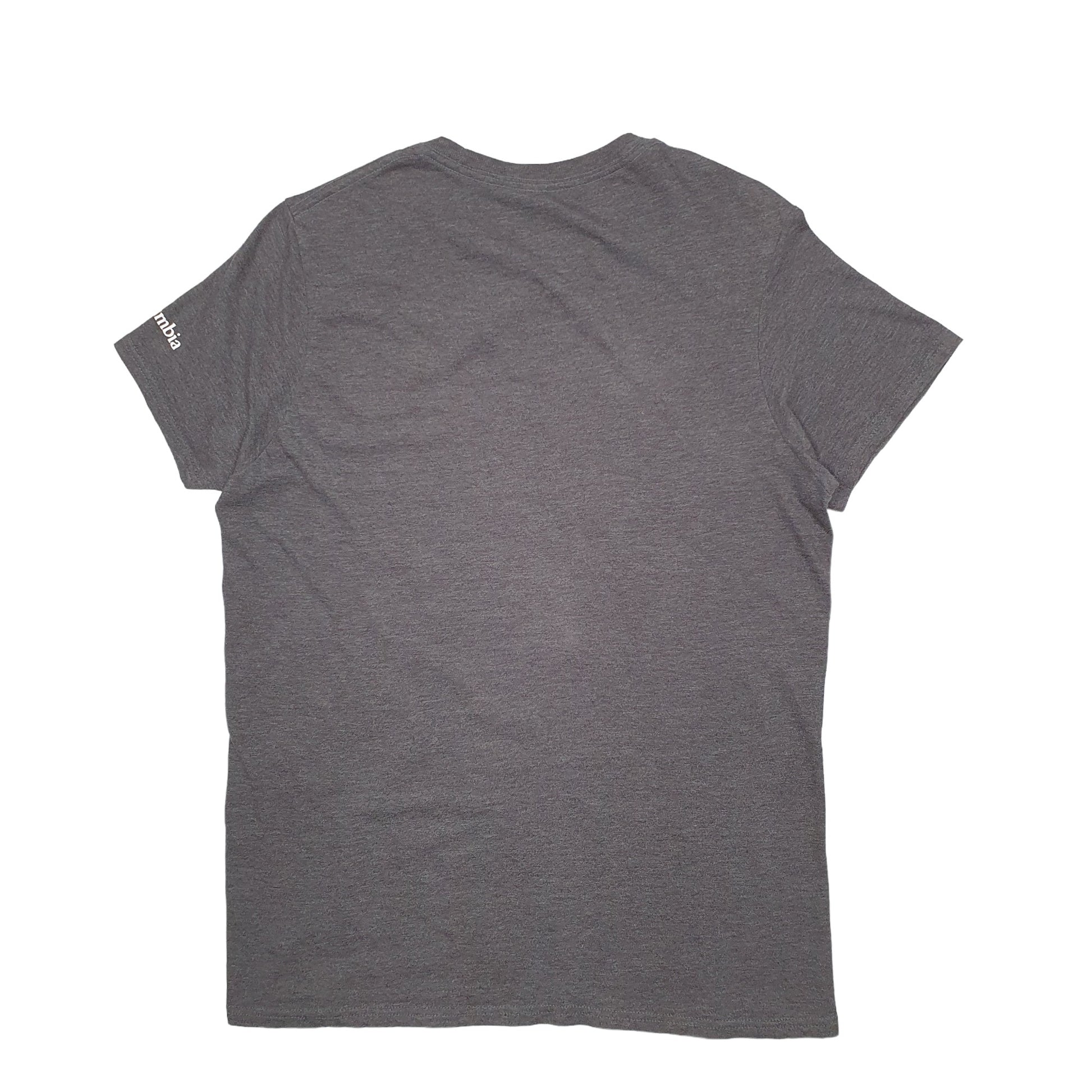 Mens Grey Columbia Sportswear Spellout Short Sleeve T Shirt