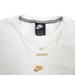 Mens White Nike Chain Crewneck Jumper
