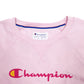 Womens Pink Champion Spellout Crewneck Jumper