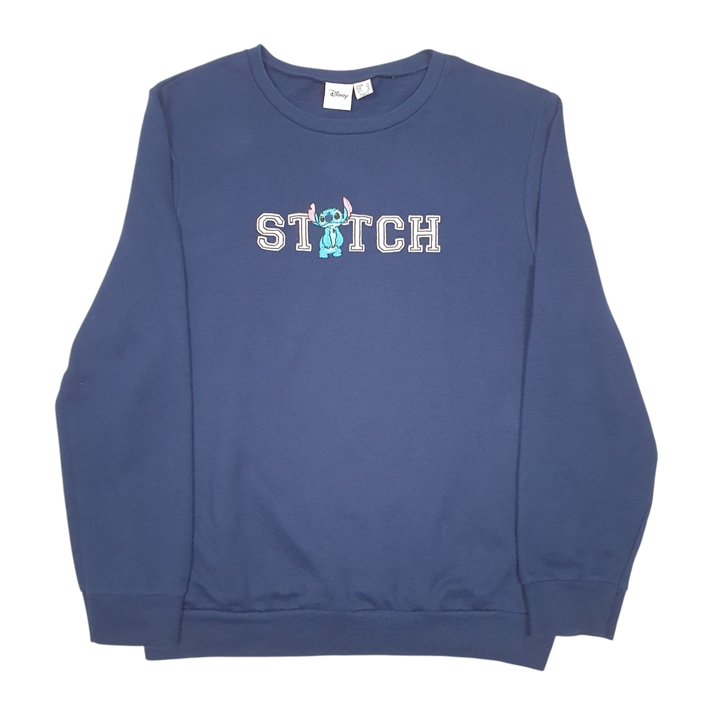 Womens Navy Disney Stitch Character Lilo Crewneck Jumper