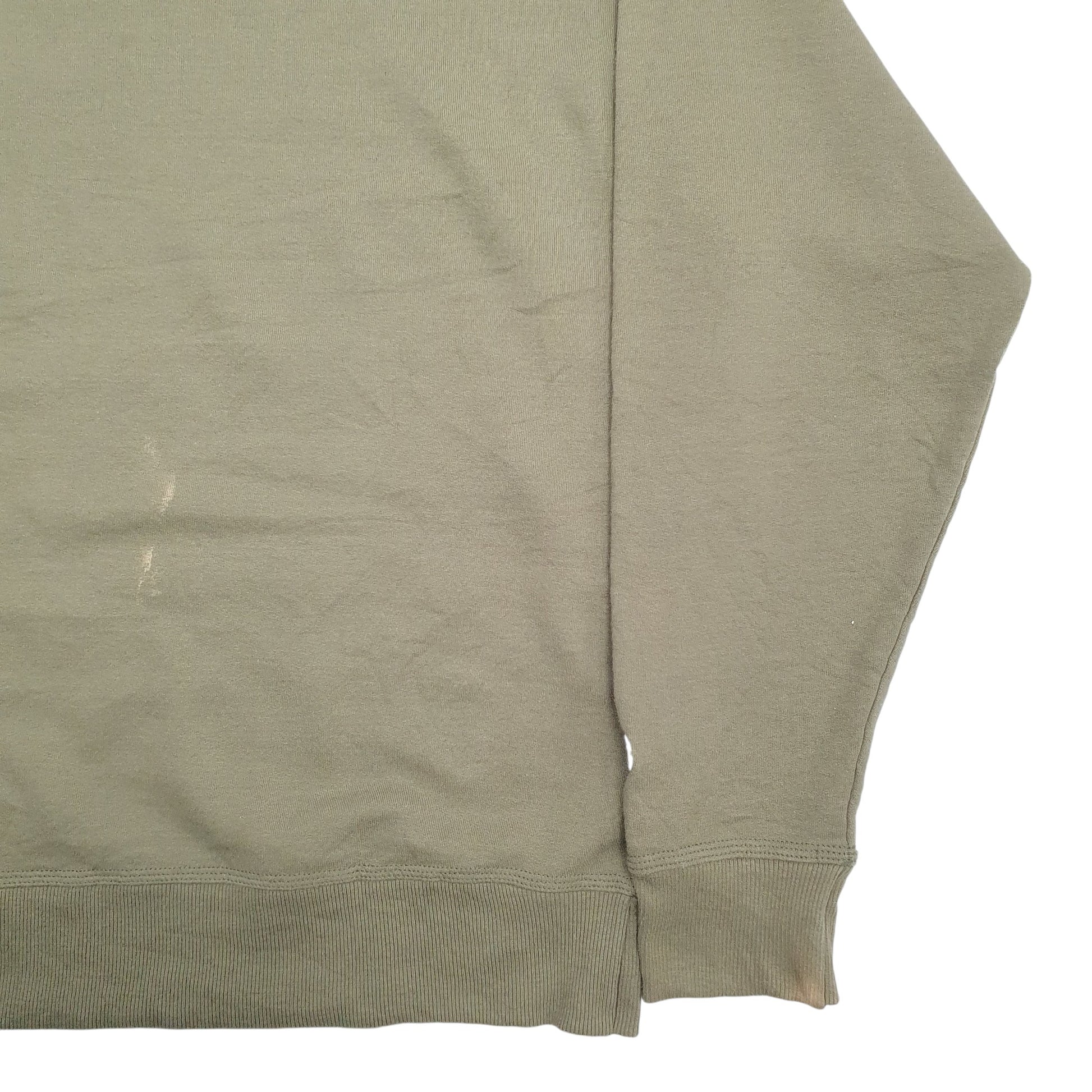Mens Khaki Champion  Crewneck Jumper