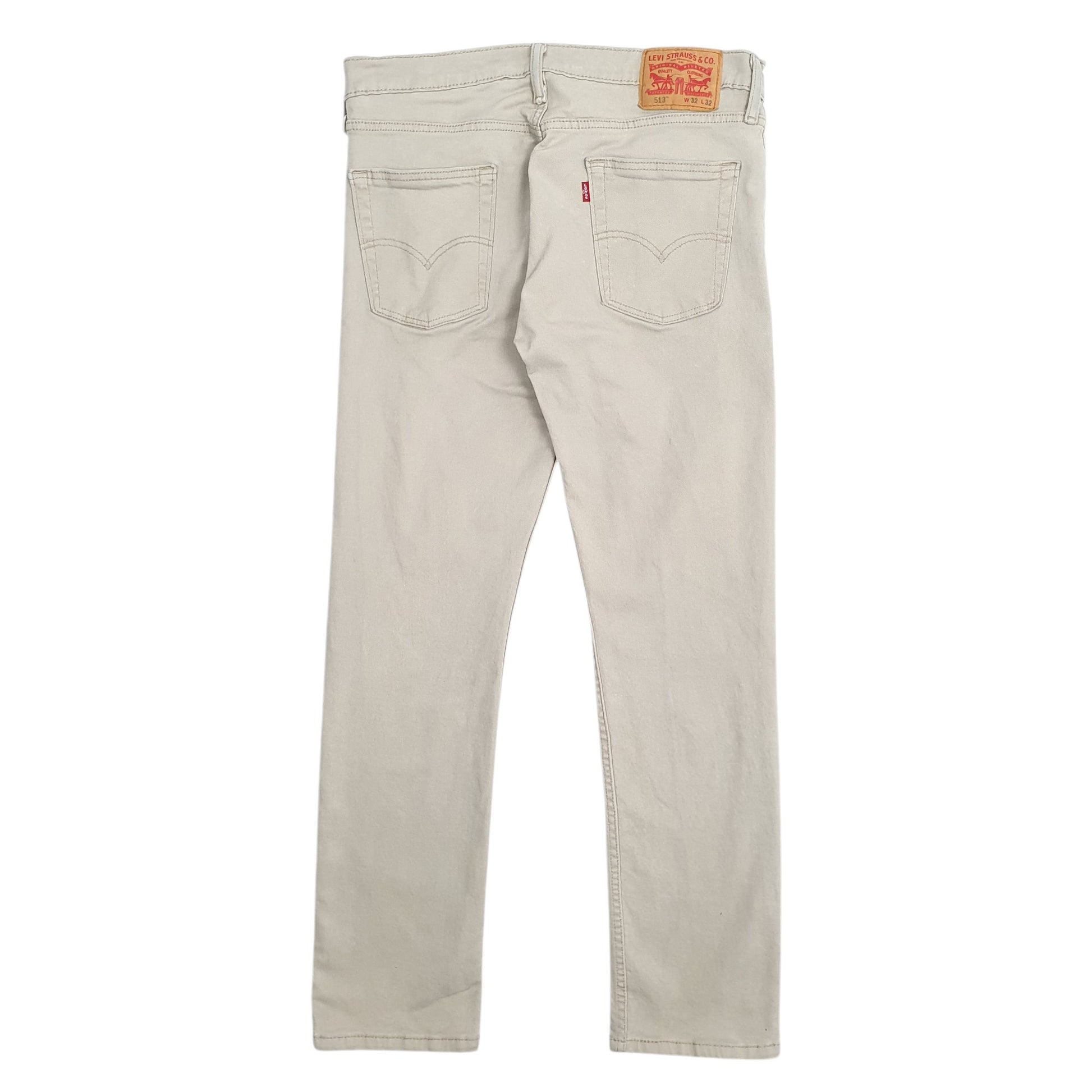 Mens Beige Levis  513 JeansW32 L30