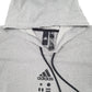 Mens Grey Adidas Lightweight Hoodie Jumper