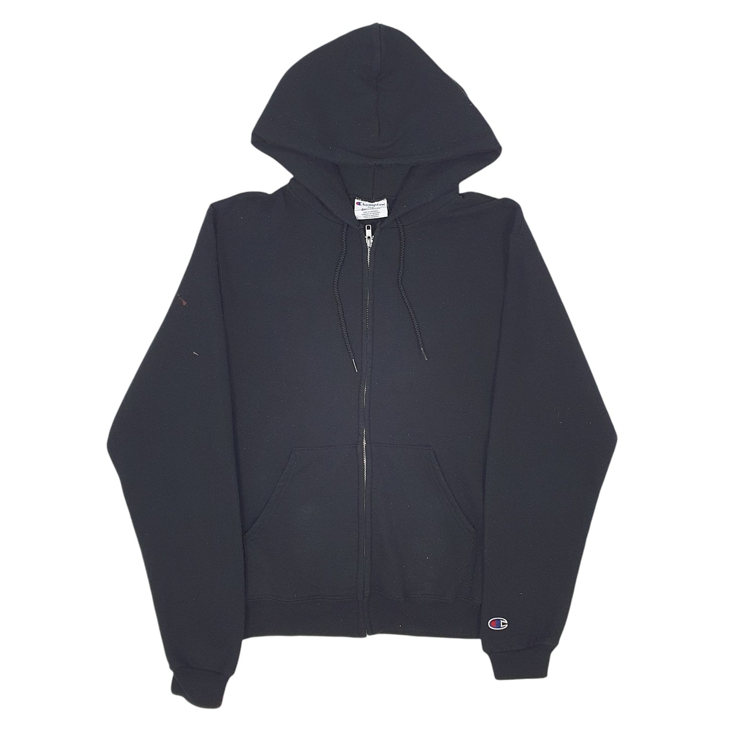 Womens Black Champion  Full Zip Jumper