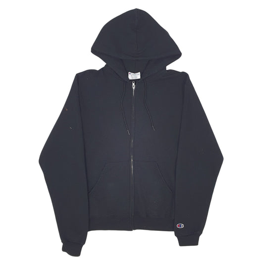 Womens Black Champion  Full Zip Jumper