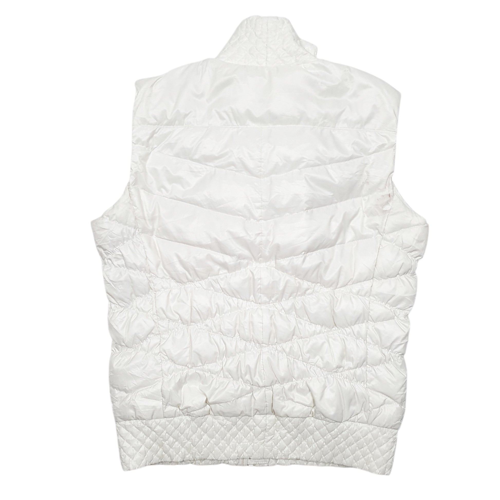 Womens Cream Nike Vest Goose  Coat
