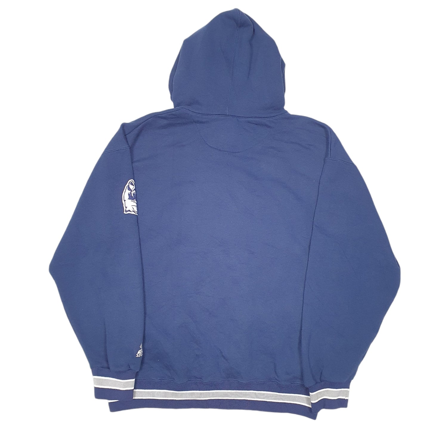 Mens Navy Starter Penn State Nittany Lions Football Spellout Hoodie Jumper