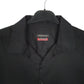 Mens Black Van Huesen Flex Stretch Long Sleeve Shirt