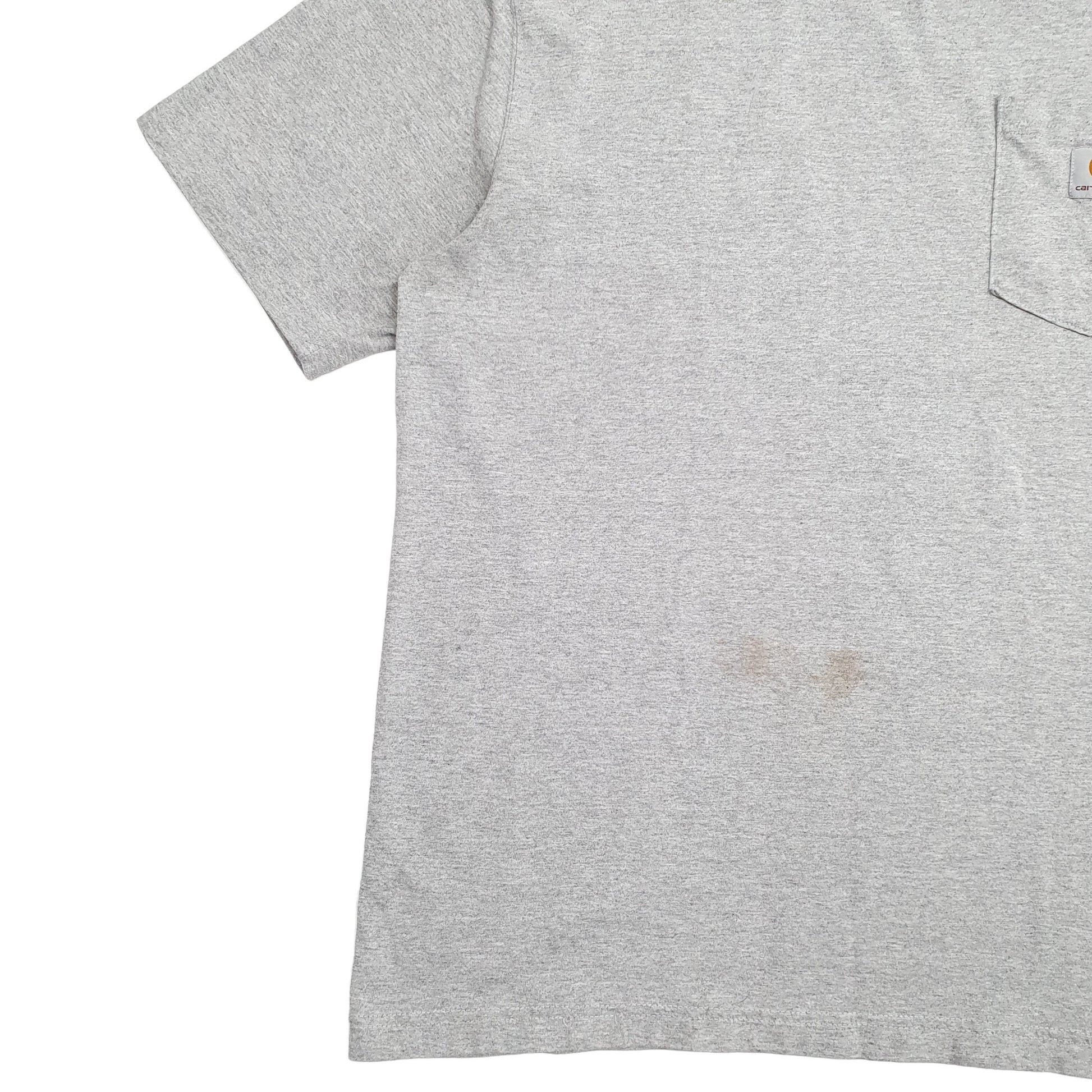Mens Grey Carhartt  Short Sleeve T Shirt