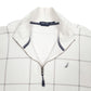 Mens White Nautica  Quarter Zip Jumper