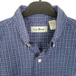 Mens Navy L.L.Bean Vintage 1990s Long Sleeve Shirt