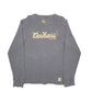 Womens Grey Carhartt Spellout Crewneck Jumper
