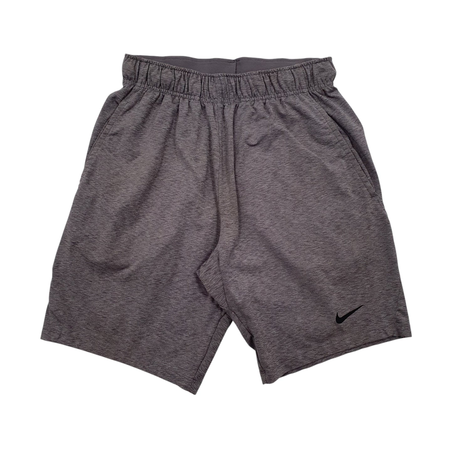 Mens Grey Nike Stretch Dri-Fit Active Wear Sport Shorts