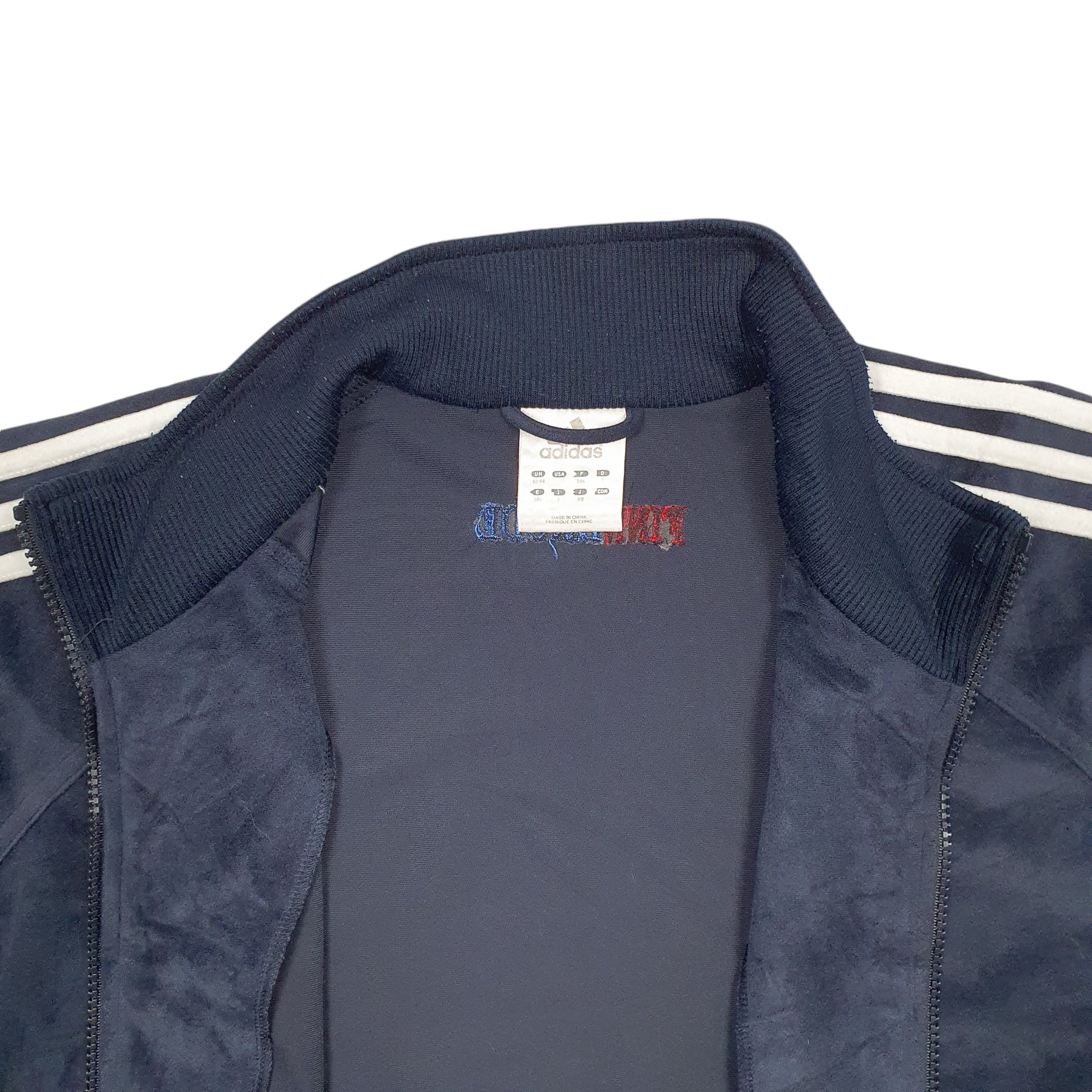 Mens Navy Adidas Track Sport Full Zip Jumper