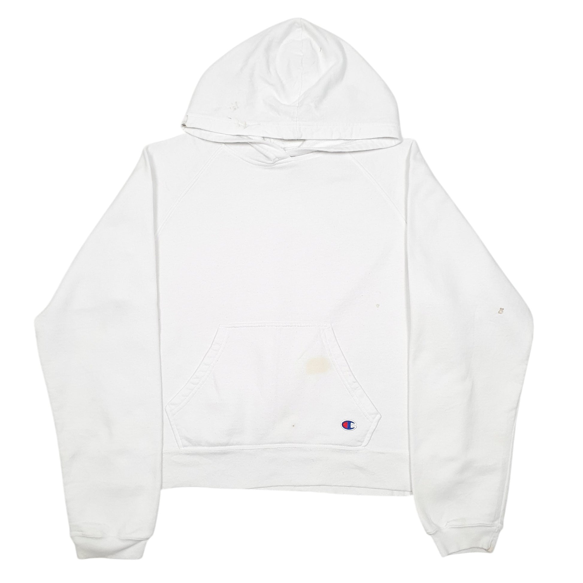 Womens White Champion  Hoodie Jumper