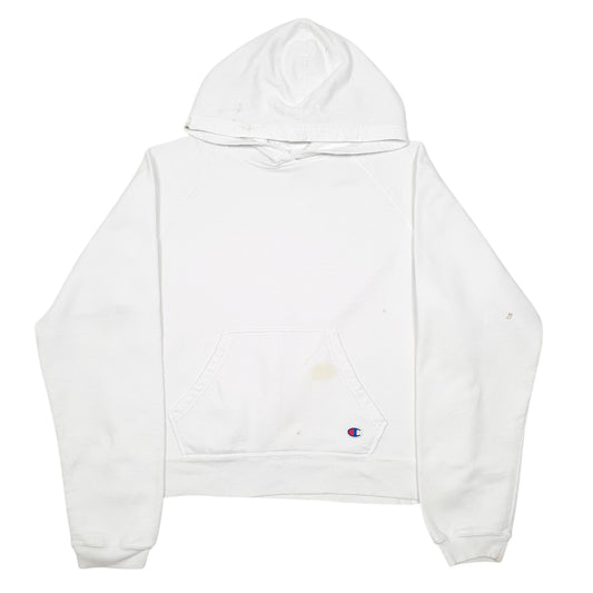 Womens White Champion  Hoodie Jumper