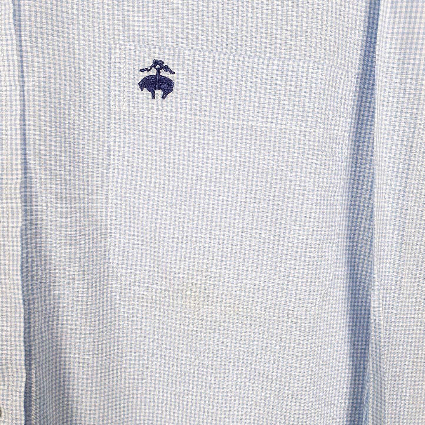 Mens Blue Brooks Brothers  Long Sleeve Shirt