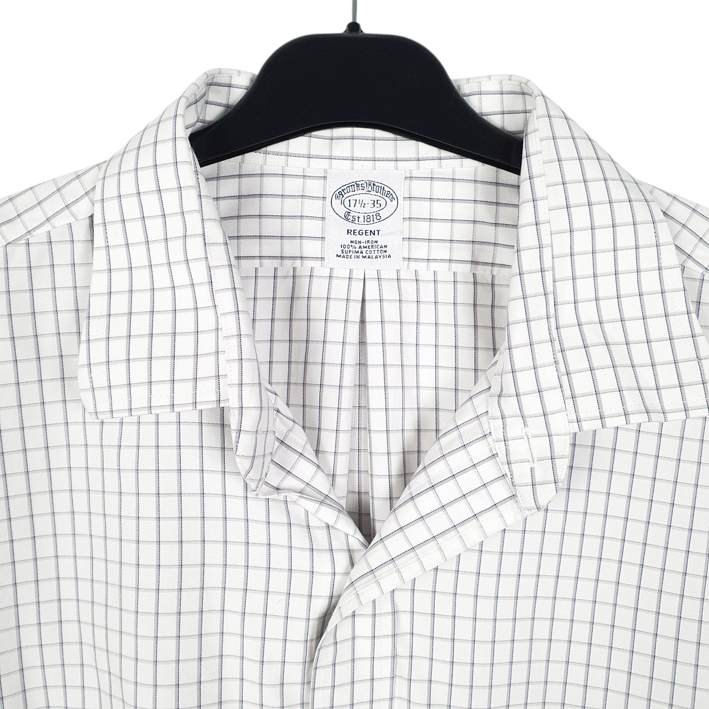 Mens White Brooks Brothers Regent Long Sleeve Shirt