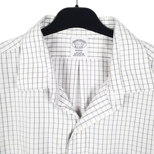 Mens White Brooks Brothers Regent Long Sleeve Shirt