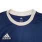Mens Navy Adidas Triangle Football Club Climalite Short Sleeve T Shirt