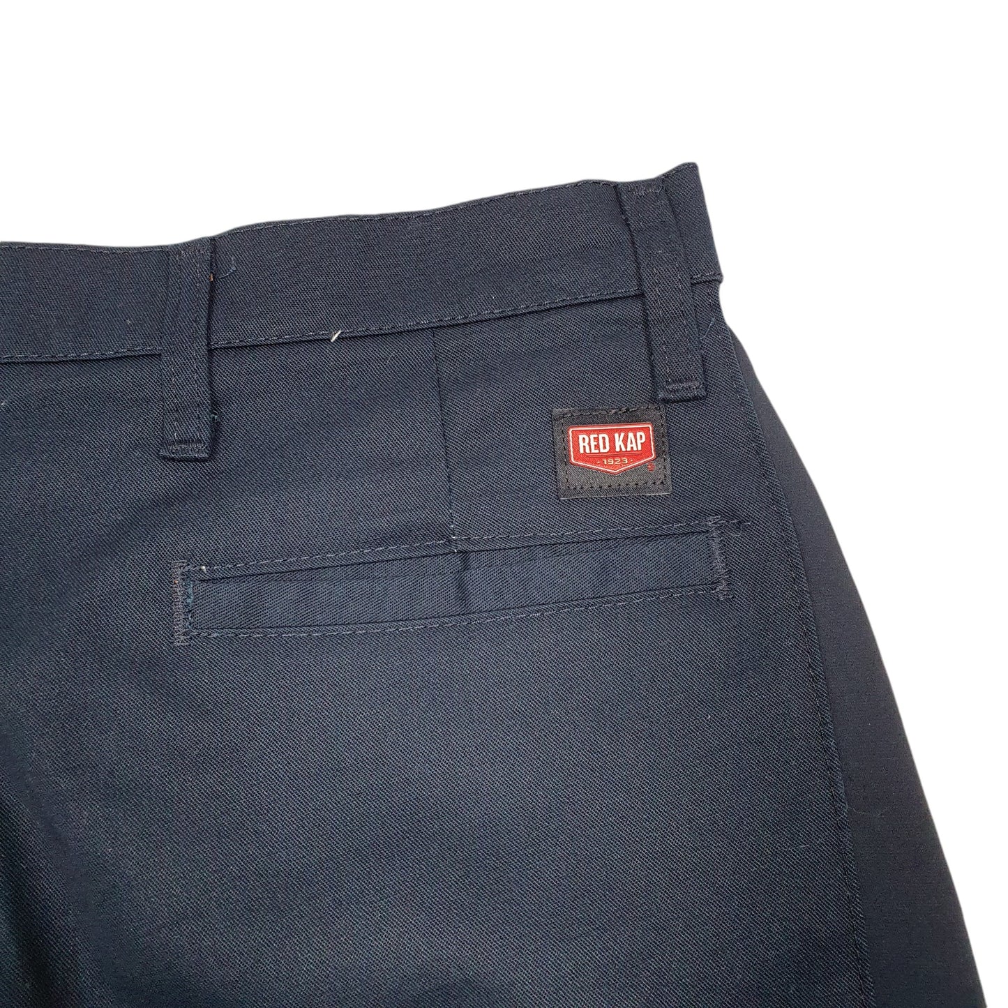 Mens Navy Red Kap Workwear Chino Shorts