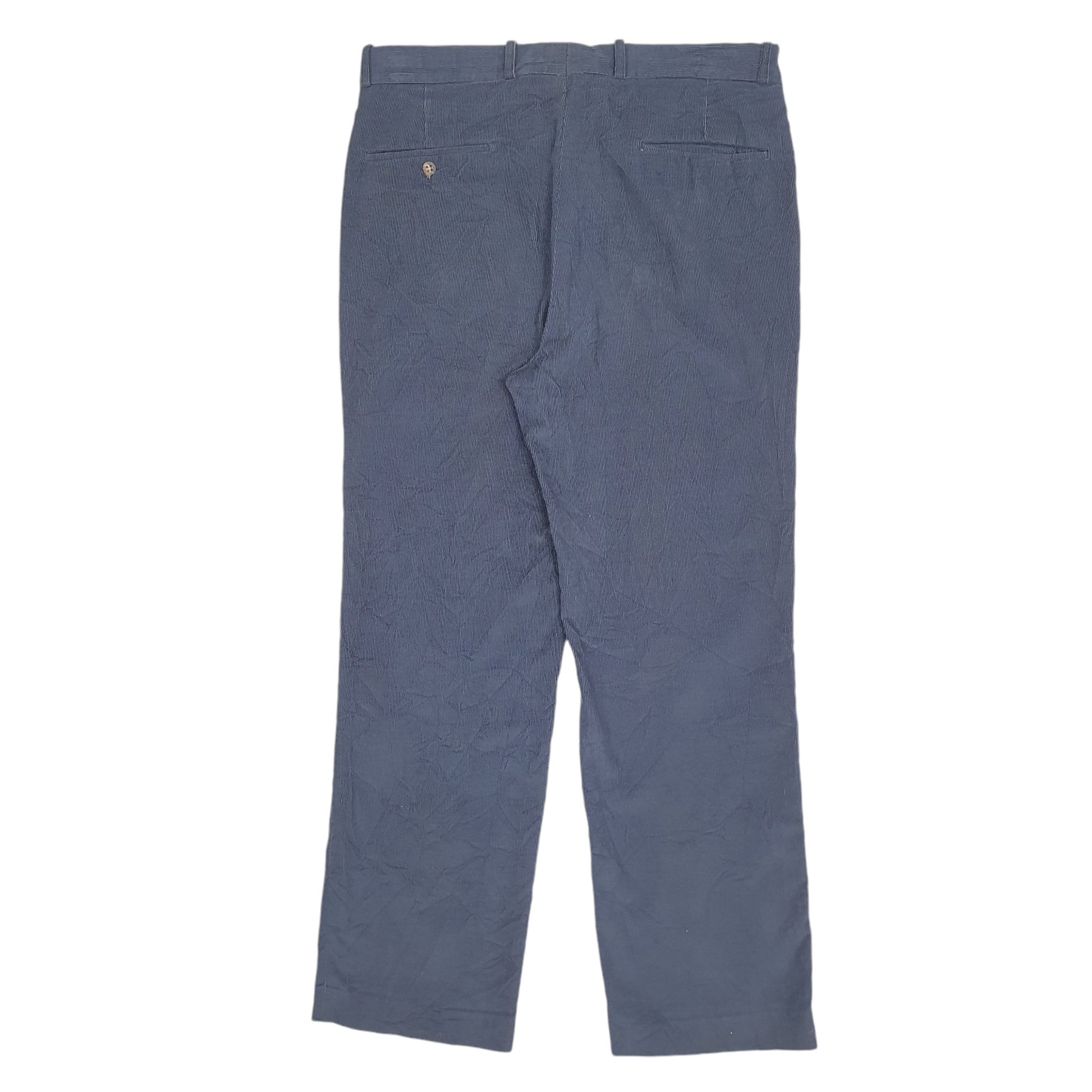 Mens Blue Farah  Corduroy Trousers